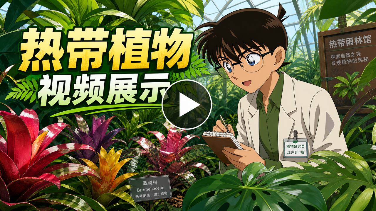 抖音风热带植物视频展示
